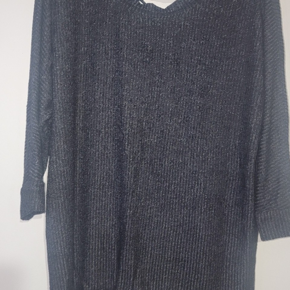 Navy Blue Knit Sweater